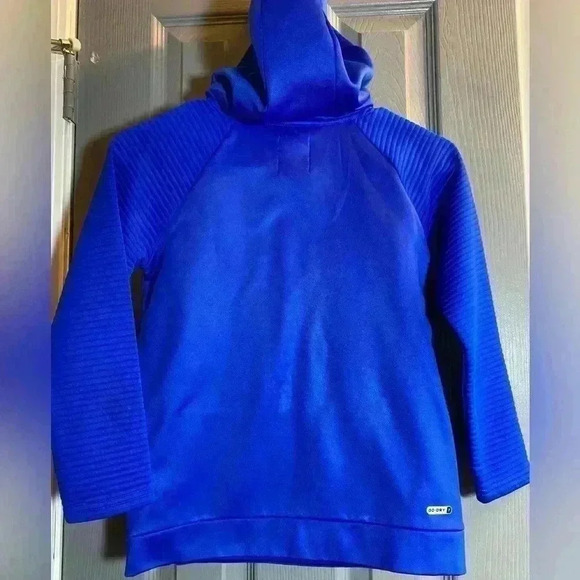 Old Navy Active boys hoodie in royal blue & lime green boys size medium 8 - Picture 3 of 6